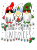 Chillin Gnomies DTF Transfer ready2transfer Black