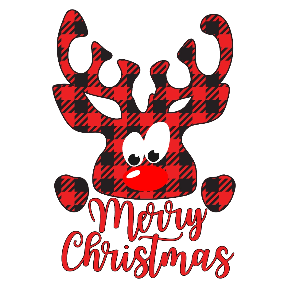 Merry Christmas Baby Deer DTF Transfer
