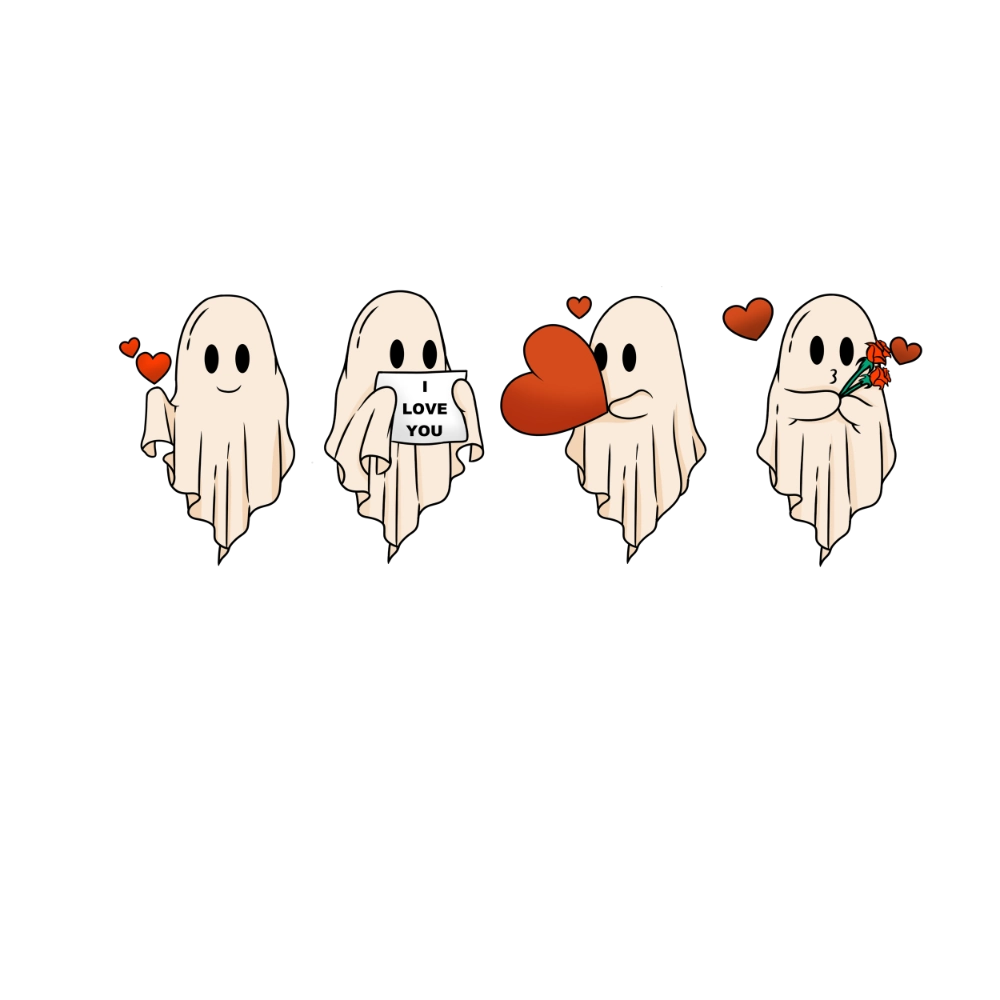Ghost Love DTF Transfer