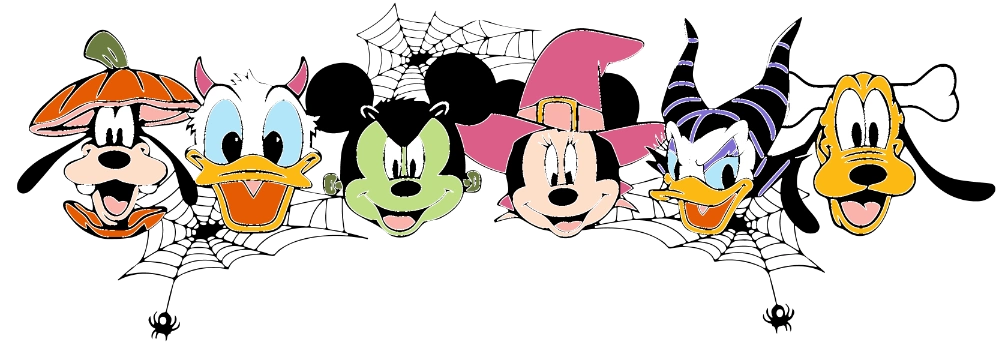 Halloween Cartoon Characters DTF Transfer