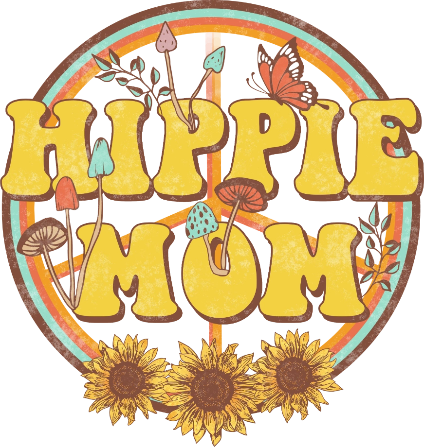 Hippie Mom Flowers DTF Transfer