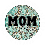 Blue Mom Life DTF Transfer