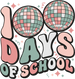 100 Days Of School DTF Transfer ready2transfer Black