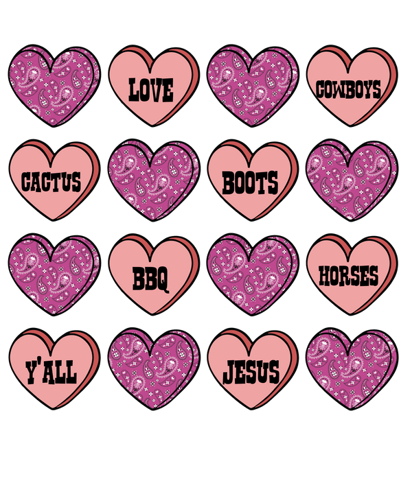 LOVE BOOTS HORSES DTF Transfer