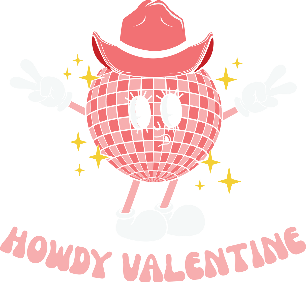 HOWDY VALENTINE RODEO DTF Transfer ready2transfer