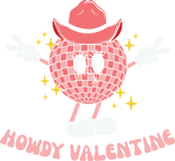 HOWDY VALENTINE RODEO DTF Transfer ready2transfer