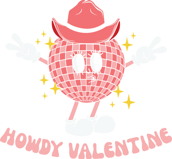 HOWDY VALENTINE RODEO DTF Transfer