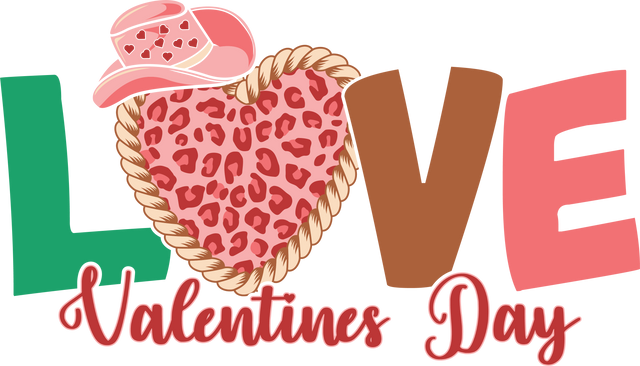 LOVE VALENTINES DAY DTF Transfer ready2transfer