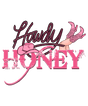 HOWDY HONEY COWGIRL PINK HAT DTF Transfer ready2transfer