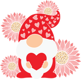 FLORAL GNOMIE DTF Transfer ready2transfer