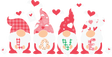 LOVE LOVE GNOMIES DTF Transfer ready2transfer