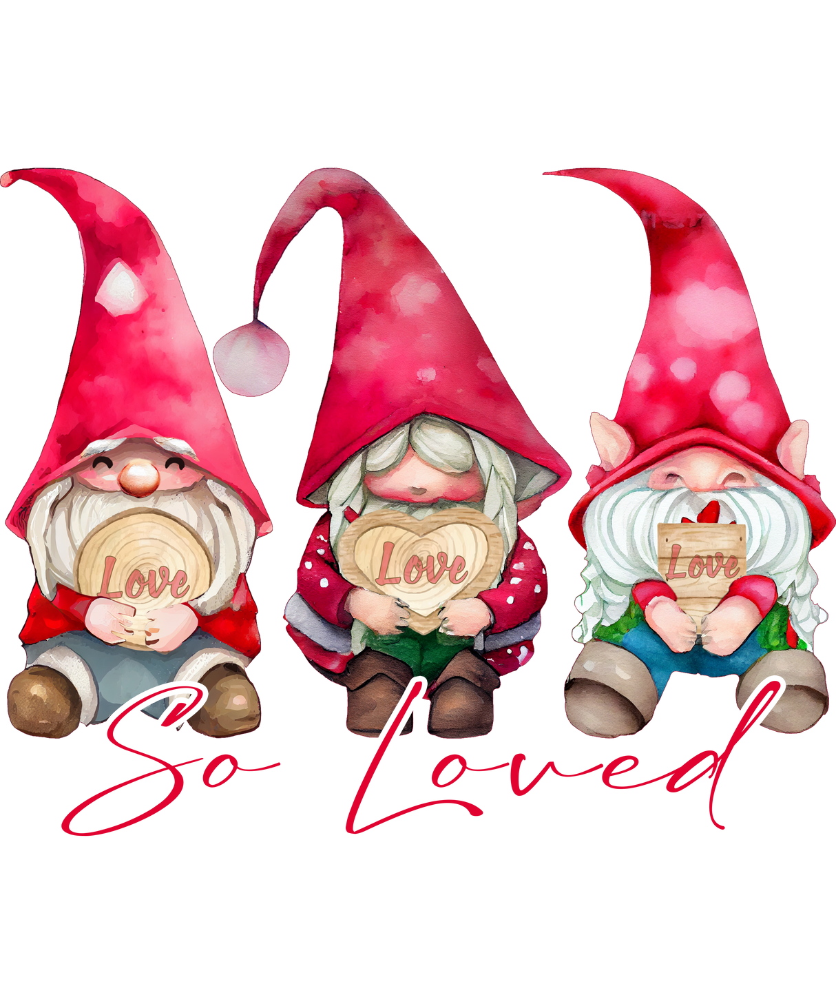 SO LOVED GNOMIES DTF Transfer ready2transfer