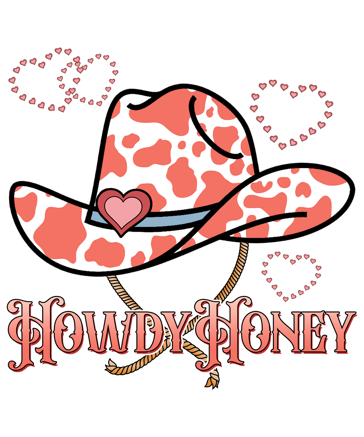 HOWDY HONEY HAT EDITION DTF Transfer ready2transfer
