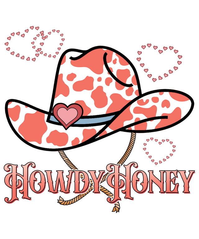 HOWDY HONEY HAT EDITION DTF Transfer ready2transfer