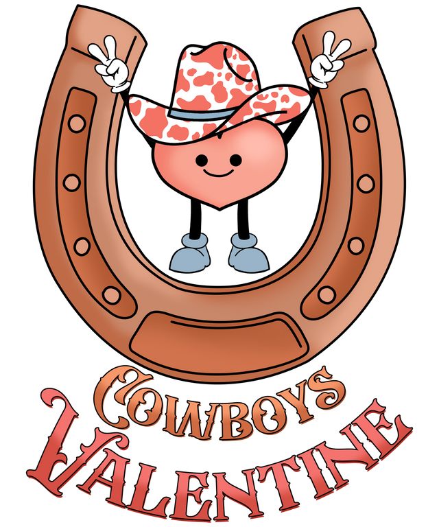 HORSESHOE COWBOYS VALENTINE DTF Transfer ready2transfer