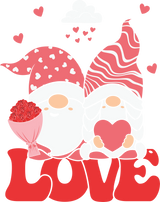 GNOMIE COUPLE LOVE DTF Transfer ready2transfer