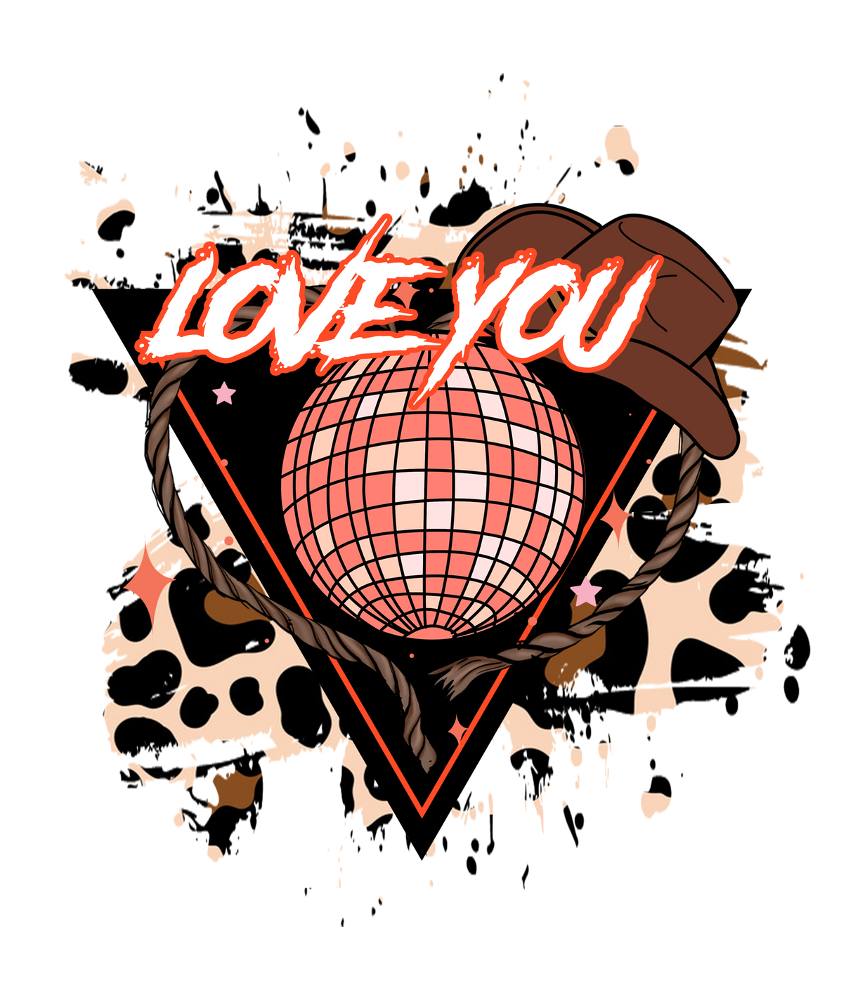 TX LOVE YOU DTF Transfer ready2transfer