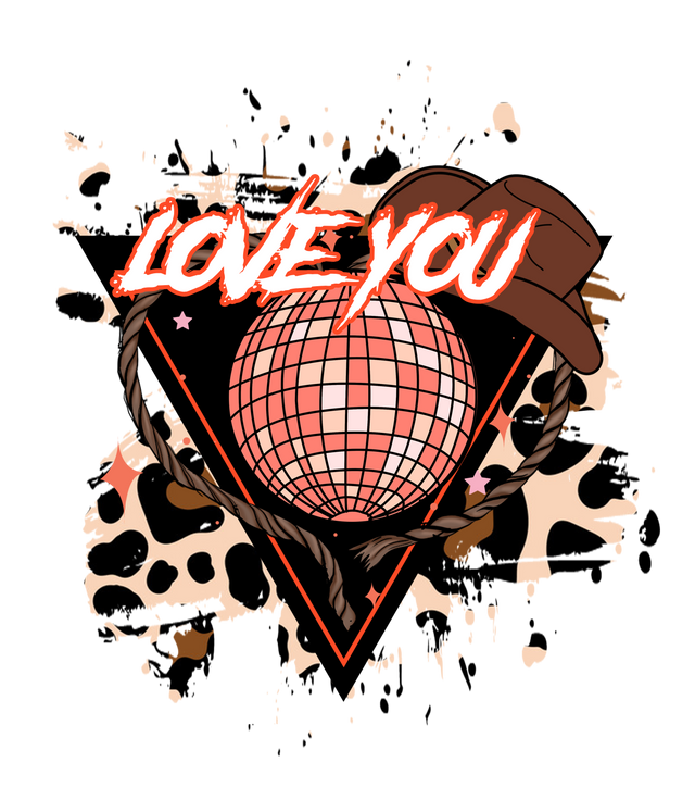 TX LOVE YOU DTF Transfer ready2transfer