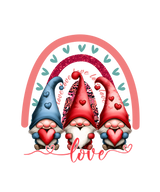 HEART RAINBOW GNOMIES LOVE DTF Transfer ready2transfer