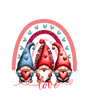 HEART RAINBOW GNOMIES LOVE DTF Transfer ready2transfer