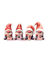 FOUR GNOMIES LOVE DTF Transfer ready2transfer
