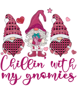 CHILLIN WITH MY BABY GNOMIES DTF Transfer ready2transfer