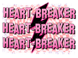 HEART BREAKER TWICE DTF Transfer ready2transfer