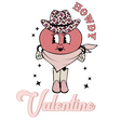 HOWDY VALENTINE COWGIRL EDITION DTF Transfer ready2transfer