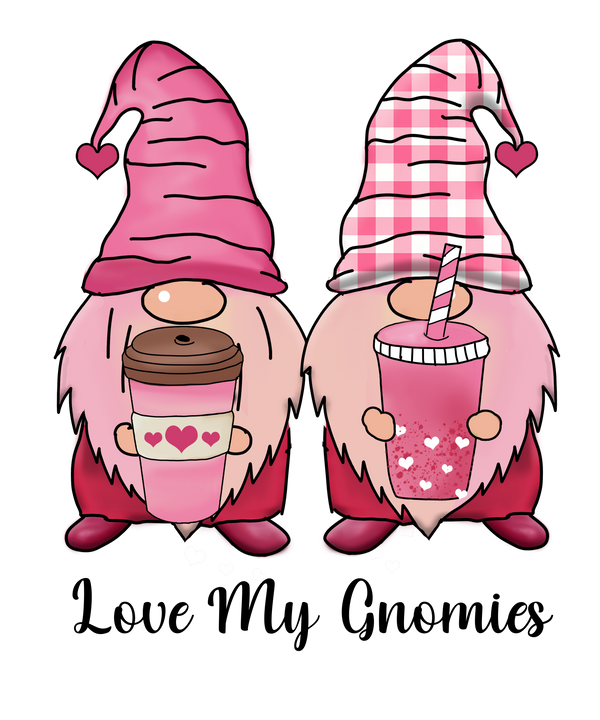 LOVE MY GNOMIES XOXO DTF Transfer