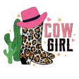 SOLID COW GIRL BOOTS TX DTF Transfer ready2transfer