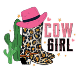 SOLID COW GIRL BOOTS TX DTF Transfer ready2transfer