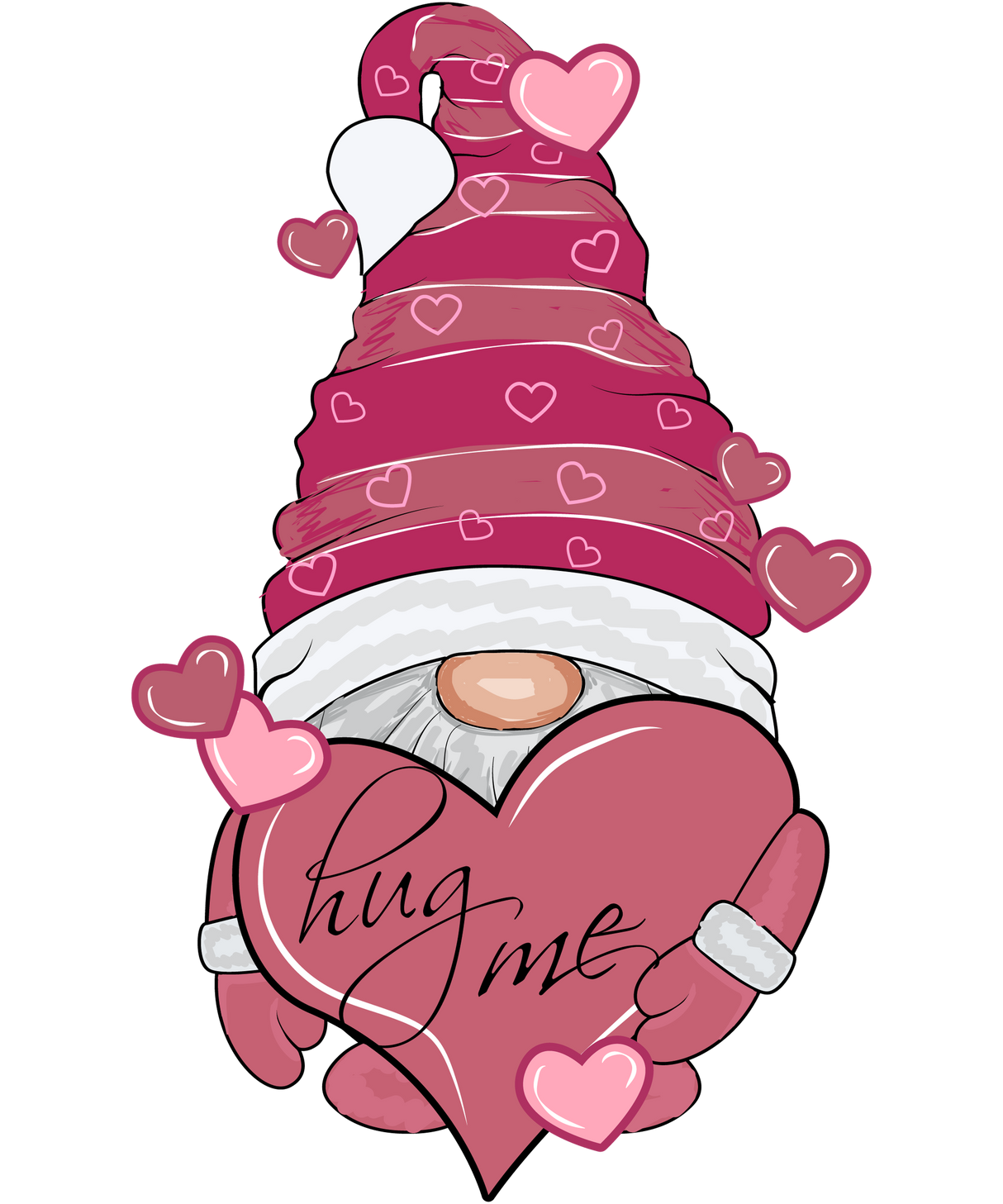 HUG ME GNOME DTF Transfer ready2transfer