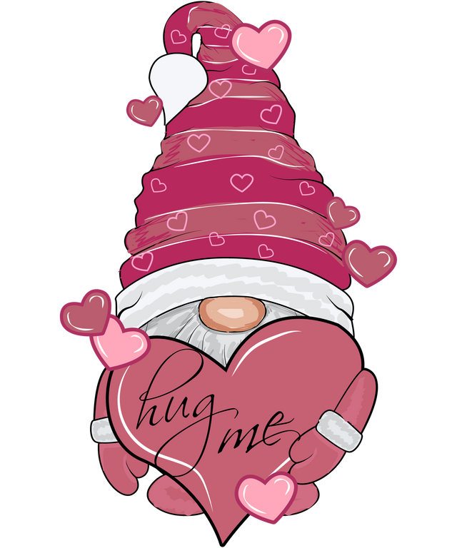 HUG ME GNOME DTF Transfer ready2transfer