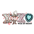 XOXO WILD HEART DTF Transfer ready2transfer