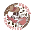 HOWDY VALENTINE SKULL EDITION DTF Transfer ready2transfer