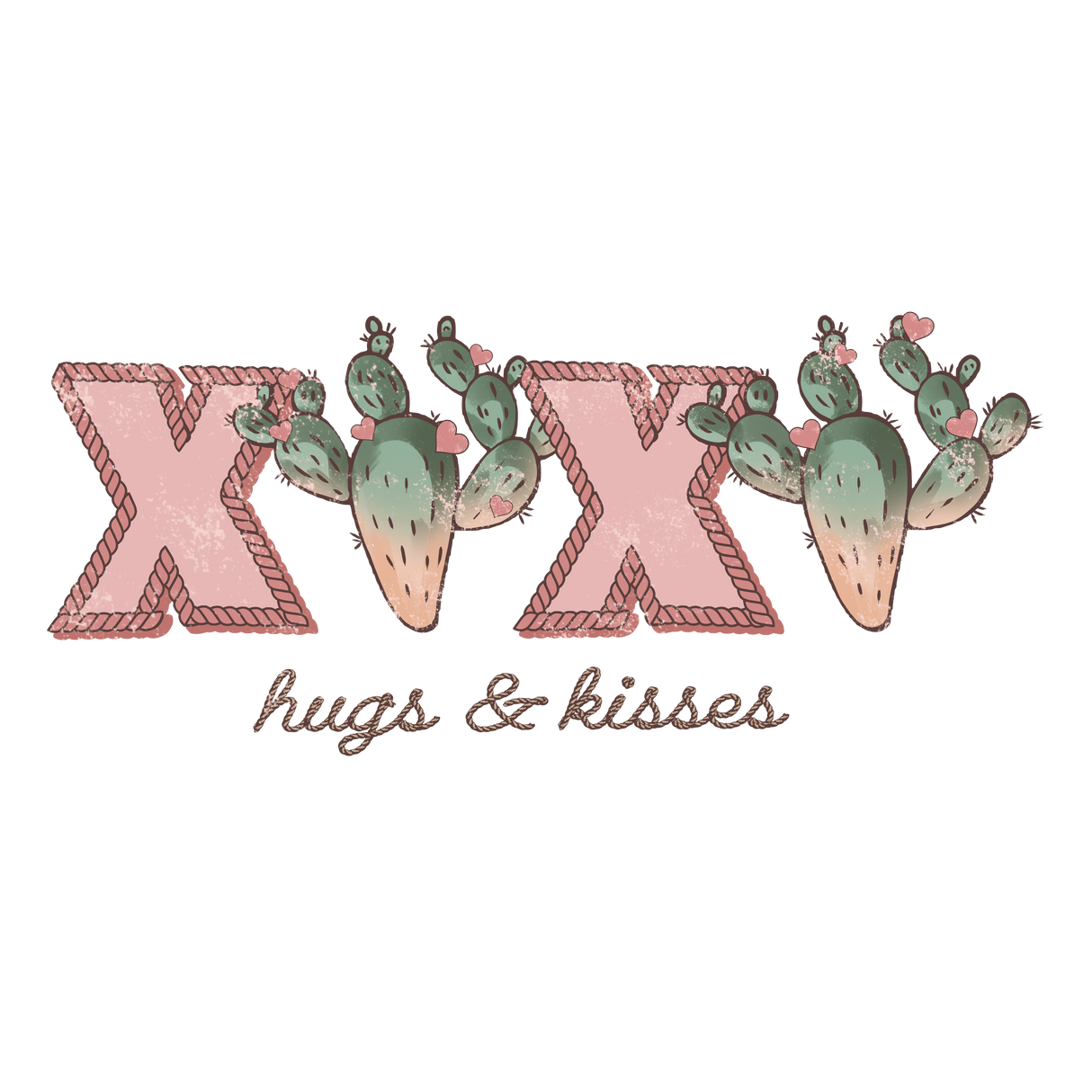 XOXO HUGS AND KISSES EDITION DTF Transfer ready2transfer