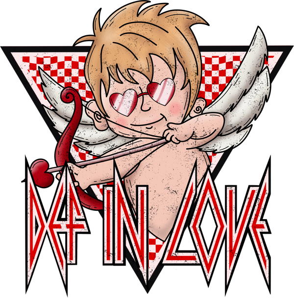 DEF IN LOVE DTF Transfer