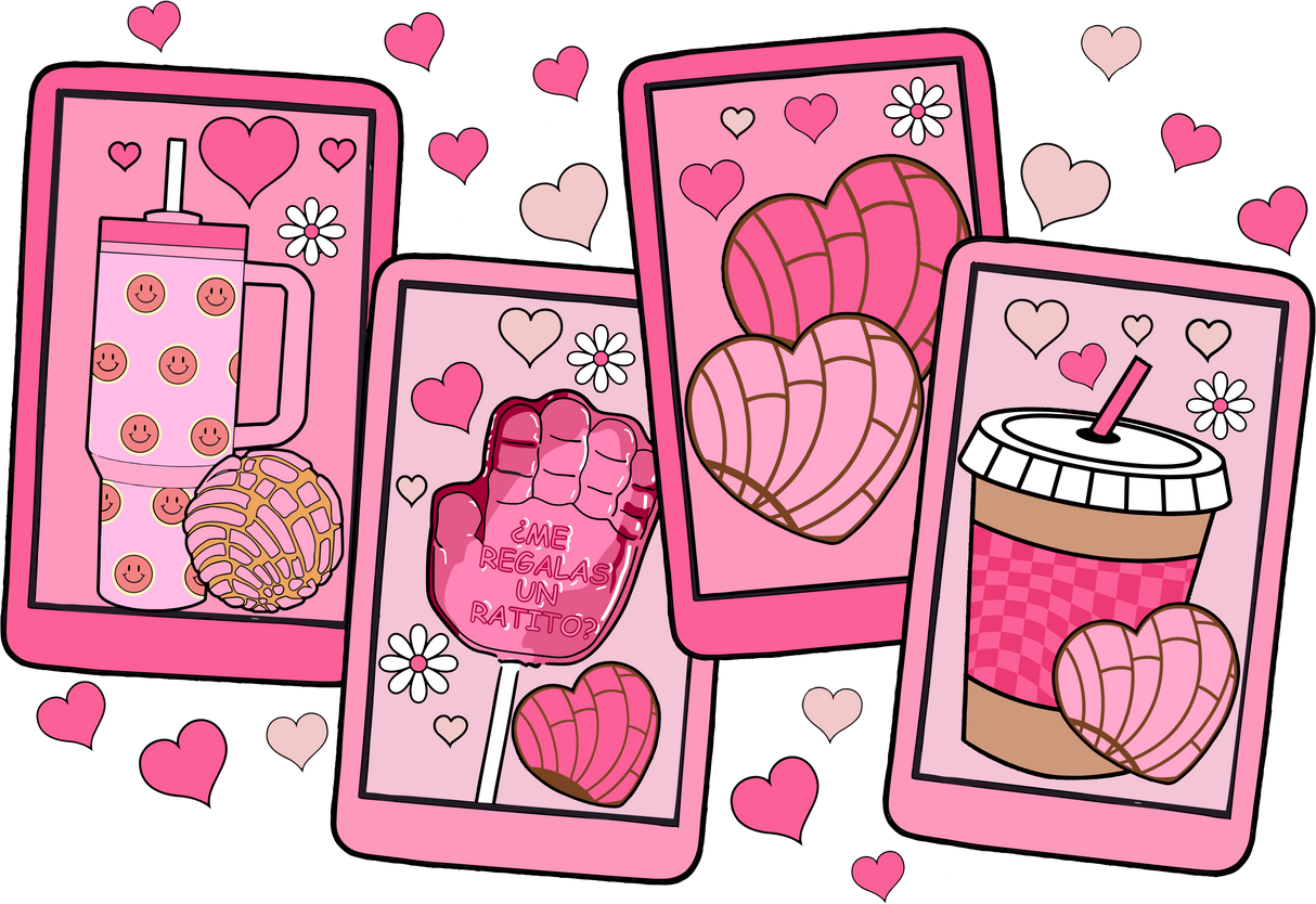 VALENTINE PHOTOS WHITE STARS DTF Transfer ready2transfer