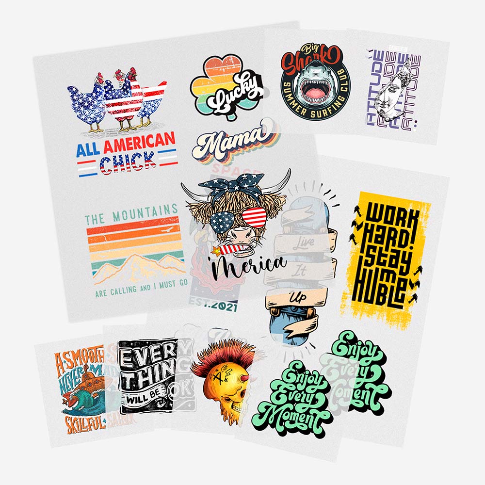 Premium DTF Transfers for T-Shirts - Custom DTF Transfers