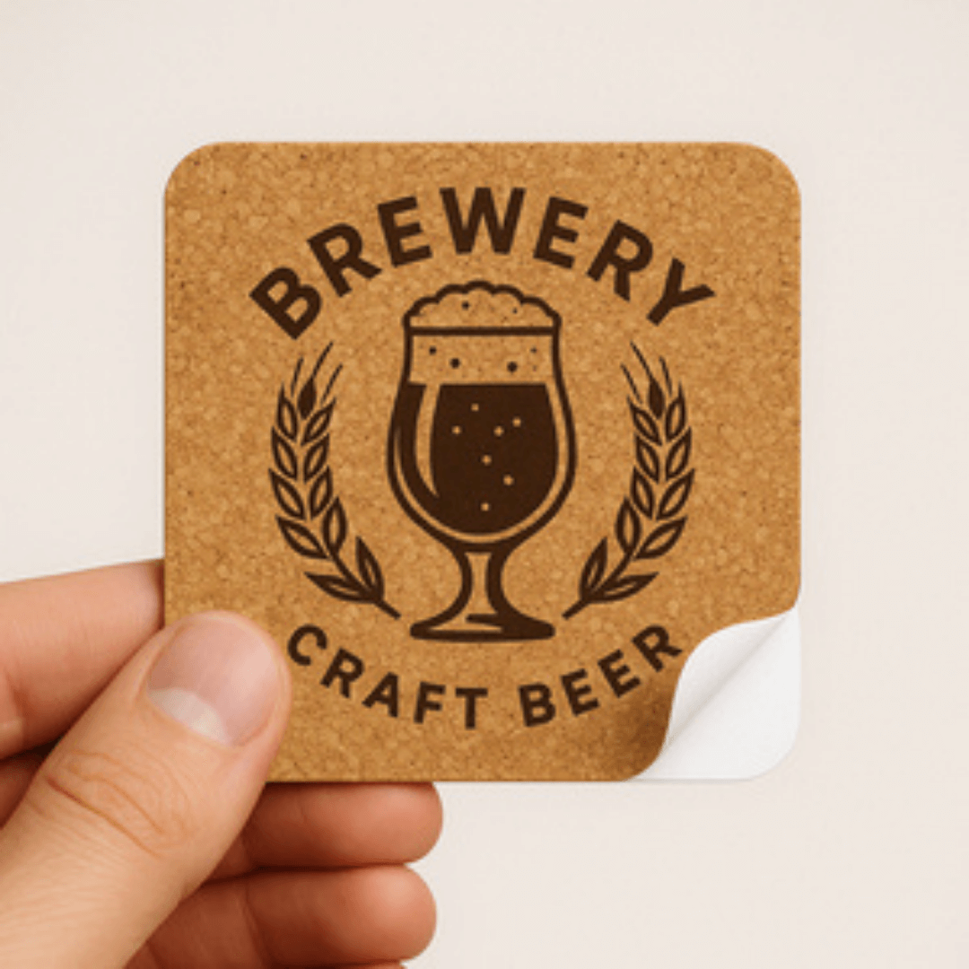 Rounded corner stickers