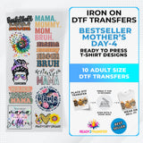 Best Seller Mother's Day T-shirt Designs Premade DTF Gangsheet - DTF Bundle 4
