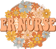 ER Nurse Retro - ER Nurse DTF Transfers ready2transfer