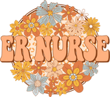 ER Nurse Retro - ER Nurse DTF Transfers ready2transfer