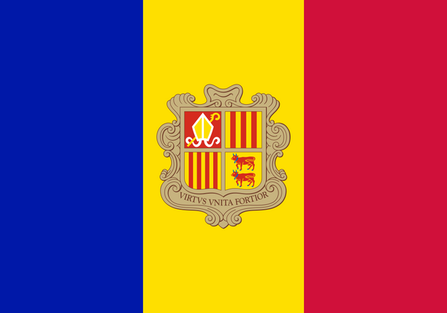 Andorra Flag - Country Flags DTF Transfers ready2transfer