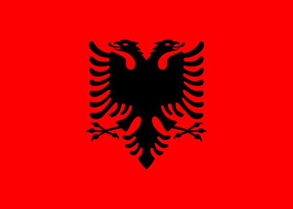 Albania Flag - Country Flags DTF Transfers