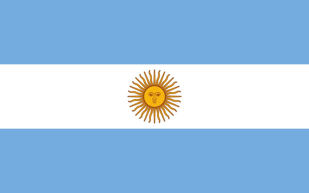 Argentina Flag - Country Flags DTF Transfers ready2transfer