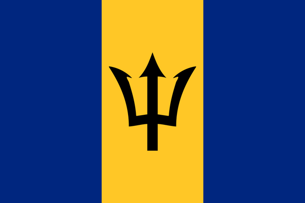 Barbados Flag - Country Flags DTF Transfers