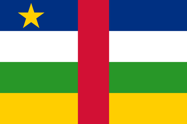 Central African Republic Flag - Country Flags DTF Transfers