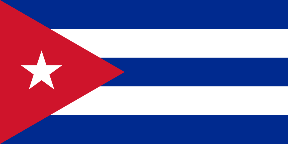 Cuba Flag - Country Flags DTF Transfers ready2transfer