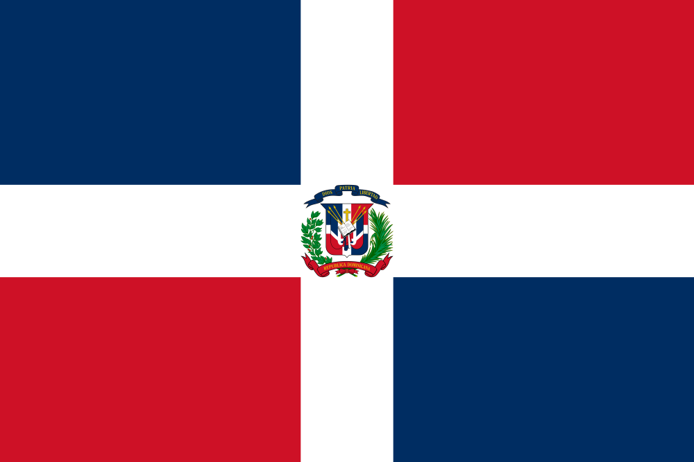 Dominican Republic Flag - Country Flags DTF Transfers ready2transfer